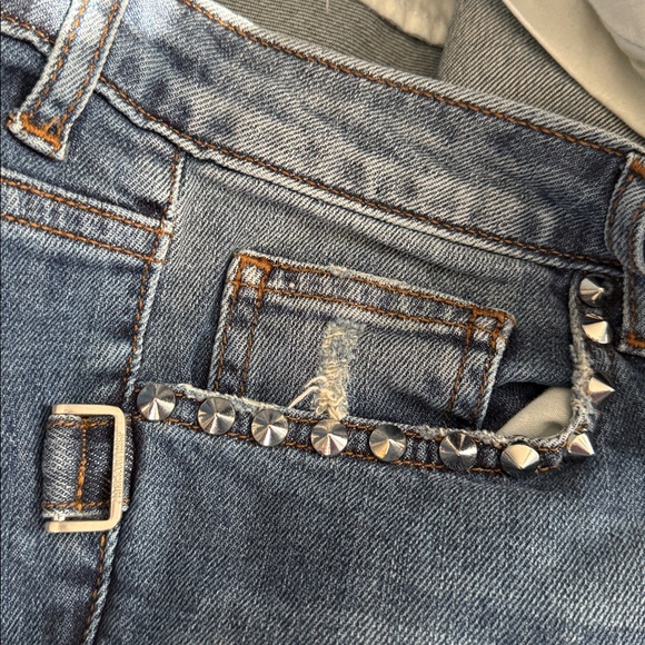 Zadig & Voltaire Blue Denim with Brown Stitching - Picture 5 of 13